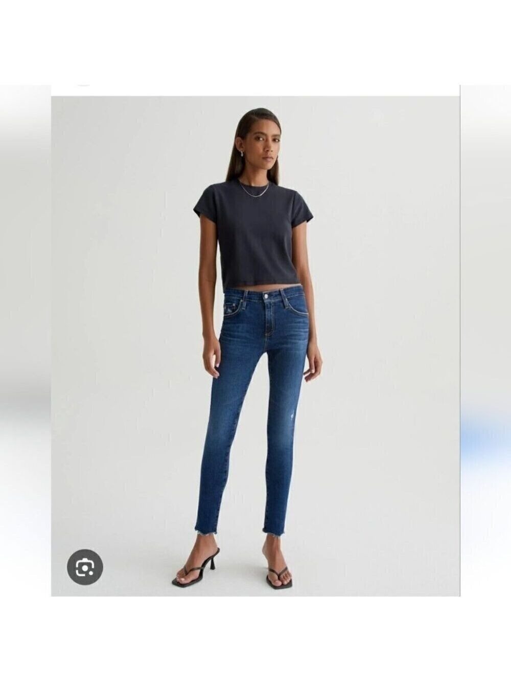 AG ADRIANO GOLDSCHMIED | Farrah high rise skinny jeans sz 25R